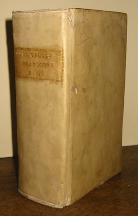  Cicerone (Marcus Tullius Cicero) M.T. Ciceronis Orationes à  Nicolao Angelio bucinensi nuper maxima diligentia recognitae et excusae anno DXV (1515) à  christiana Salute supra mille mense Martij Leone. X. Pontifice impressum Florentiae sumptu Philippi Iuntae